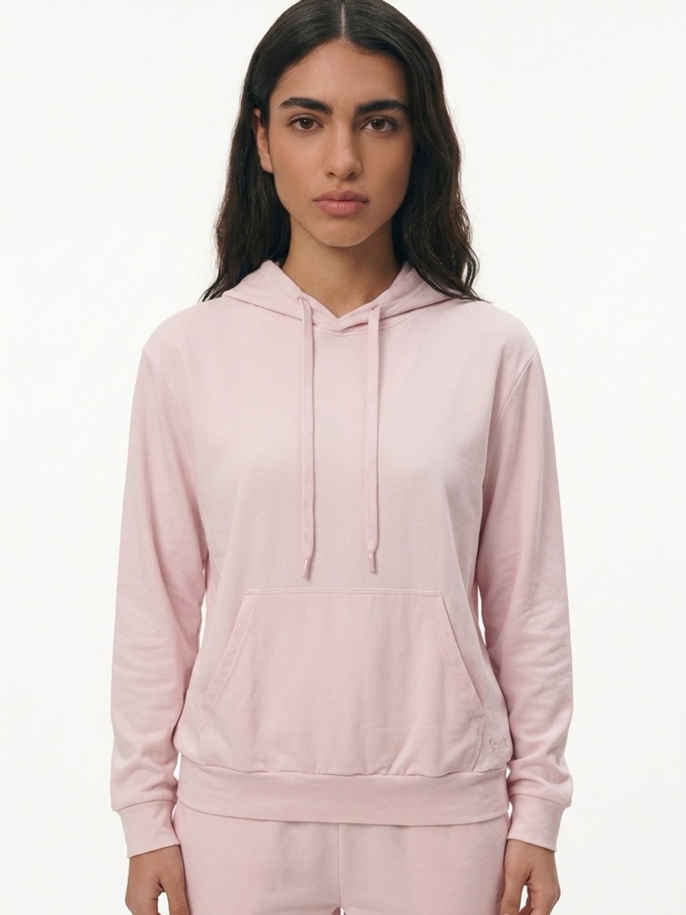 COMFRT | AllDayJersey Hoodie Cherry Blossom Pink Lightweight Pullover Women’s M